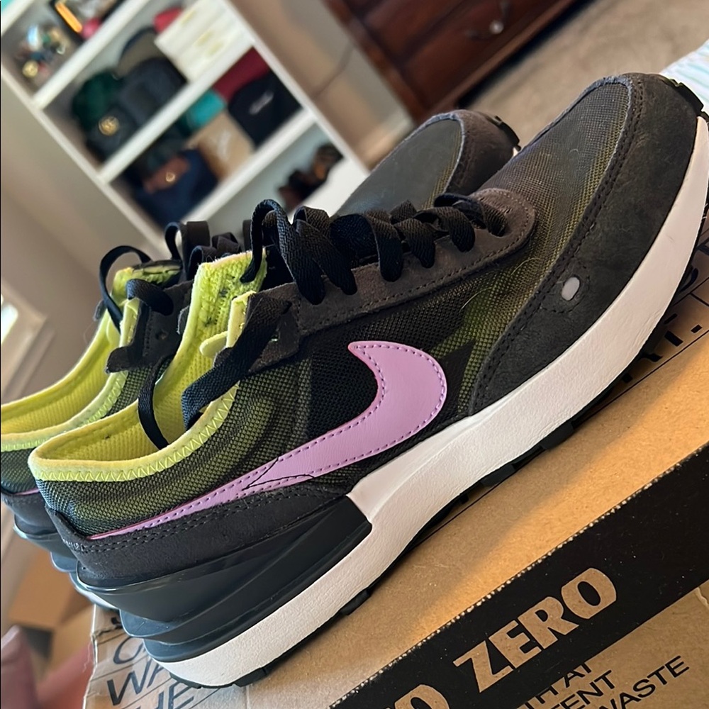 Nike Black and Purple Sneakers